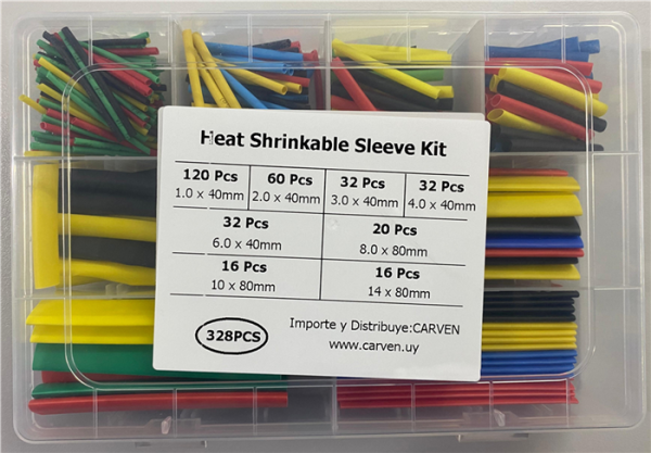 KIT TERMOCONTRAIBLES VAR COL 328PCS ECHILIBRU - Imagen 3