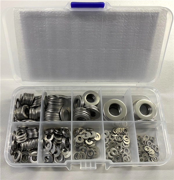 KIT ARANDELA INOXIDABLE M2-M10 360PCS ECHILIBRU