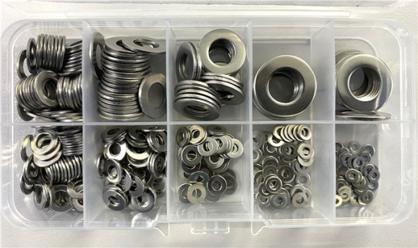 KIT ARANDELA INOXIDABLE M2-M10 360PCS ECHILIBRU - Imagen 2