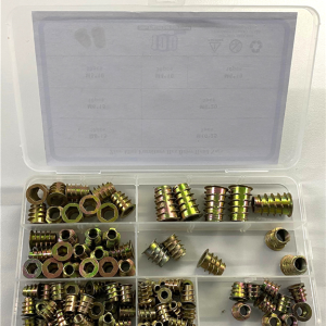 KIT TUERCAS PARA MUEBLES 100PCS M4 A M10 ECHILIBRU