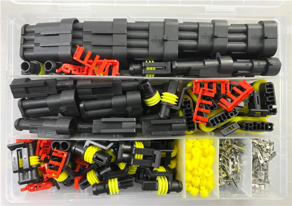 KIT CHICOTES/CONECTORES ELECTRICOS IMPERM 352PCS - Imagen 2