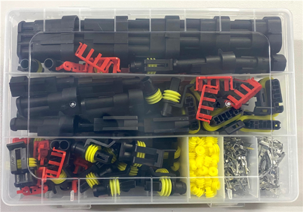 KIT CHICOTES/CONECTORES ELECTRICOS IMPERM 352PCS - Imagen 3