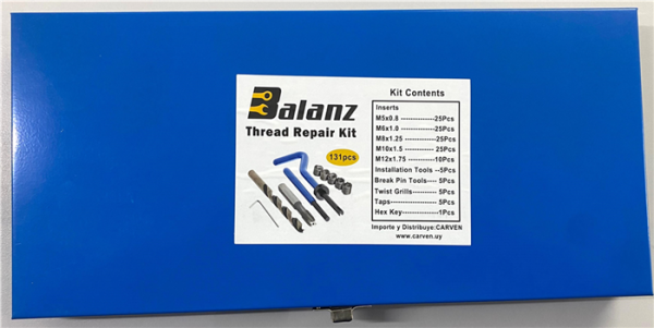 KIT REPARACION ROSCAS 131PCS 5 MED BALANZ - Imagen 6