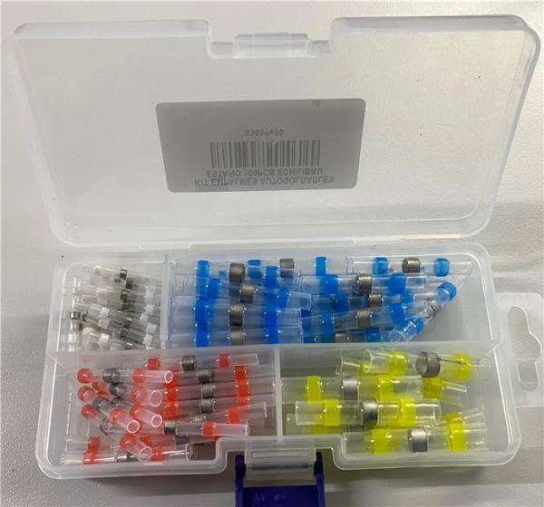 KIT EMPALMES AUTOSOLDABLES ESTAÑO 100PCS ECHILIBRU