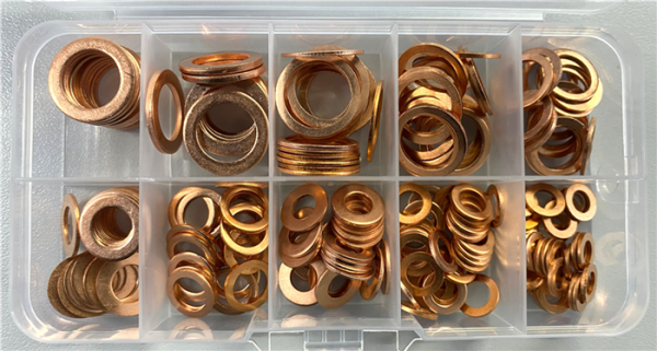 KIT ARANDELAS COBRE M5-M14 200PCS - Imagen 2