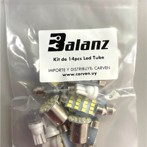 KIT LAMPARAS LED 14PCS 7MOD X2 C/U BALANZ