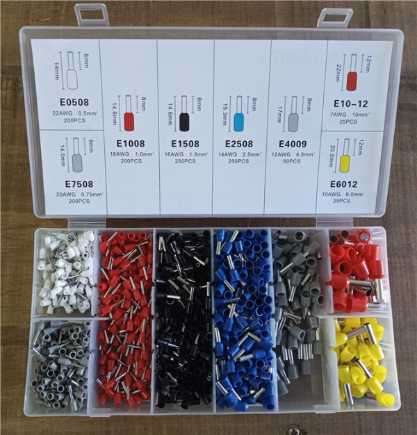 KIT TERMINALES PINO AISLADOS 1200PCS