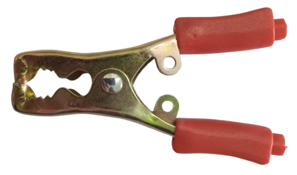 PINZA BATERIA (COCODRILO) 50A 78MM ROJO BALANZ