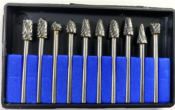 JUEGO FRESAS METALICAS 10PCS VAST 1/8 BALANZ - Imagen 3