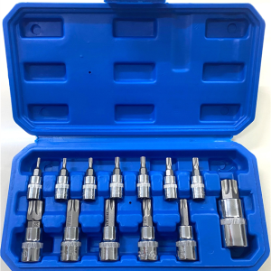 JUEGO DADOS TORX 13PCS 1/4-3/8-1/2 T8-T70 BALANZ
