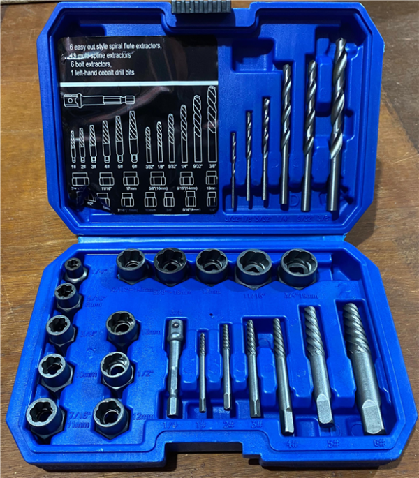 JUEGO EXTRACT TUERCAS/TORNILL DAÑADOS 26PCS BALANZ
