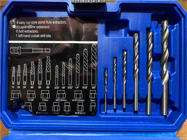 JUEGO EXTRACT TUERCAS/TORNILL DAÑADOS 26PCS BALANZ - Imagen 4