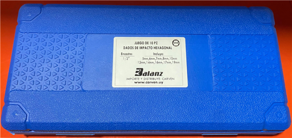 JUEGO DADOS IMPACTO ALLEN LAR 1/2 10PC 5-19 BALANZ - Imagen 6