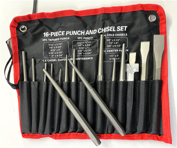 JUEGO PUNZONES Y CINCELES 16PCS BALANZ - Imagen 2