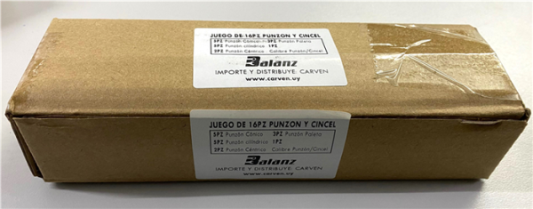 JUEGO PUNZONES Y CINCELES 16PCS BALANZ - Imagen 6