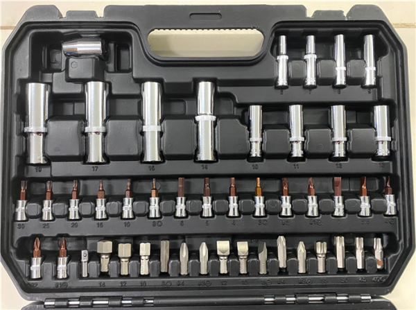 CAJA DADOS Y PUNTAS 1/4" Y 1/2" 94PCS BALANZ - Imagen 3