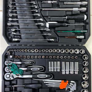 CAJA DADOS Y PUNTAS 1/4" 3/8" Y 1/2" 121PCS BALANZ
