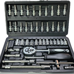 CAJA DADOS Y PUNTAS 1/4" 46PCS TIPO A - BALANZ