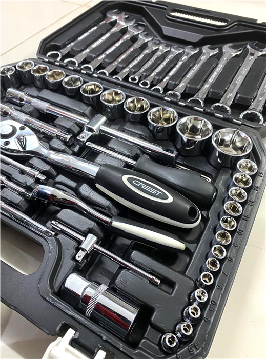 CAJA DADOS PUNTAS Y LLAVES 1/4 Y 1/2" 61PCS BALANZ - Imagen 4