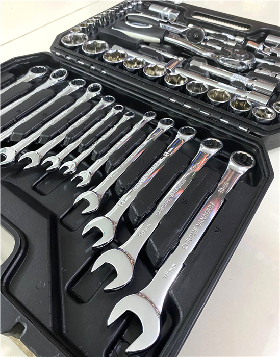 CAJA DADOS PUNTAS Y LLAVES 1/4 Y 1/2" 61PCS BALANZ - Imagen 5