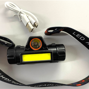 LINTERNA LED MINERO P/CABEZA C/IMAN RECARGABLE