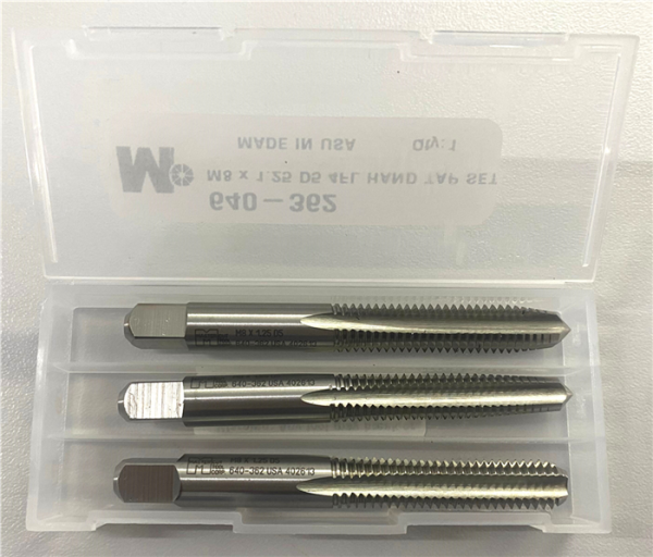JUEGO MACHOS 3PCS HSS ACERO RAP M8X1.25 MASTERCUT
