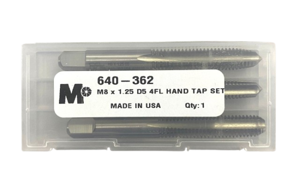 JUEGO MACHOS 3PCS HSS ACERO RAP M8X1.25 MASTERCUT - Imagen 4