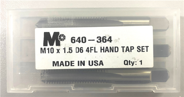 JUEGO MACHOS 3PCS HSS ACERO RAP M10X1.50 MASTERCUT - Imagen 4