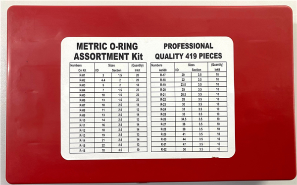 KIT ORING MILIMETRICO 419PCS BALANZ - Imagen 4