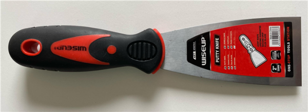 ESPATULA CON MANGO GOMA 2" WISEUP INDUSTRIAL