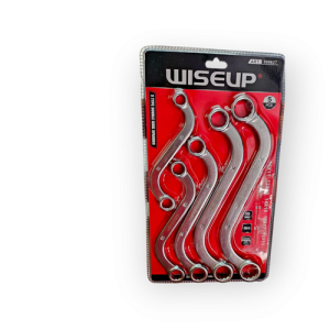 JUEGO 5PCS LLAVES ESTRELLA DOBLES TIPO S WISEUP