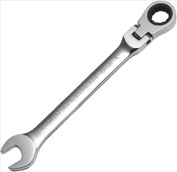 LLAVE COMBINADA CABEZA FLEX C/CRIQUET 10MM WISEUP