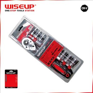 JUEGO 12PCS DADOS Y CRIQUET 1/2" WISEUP