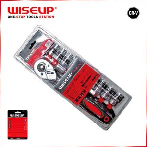 JUEGO 12PCS DADOS Y CRIQUET 1/2" WISEUP