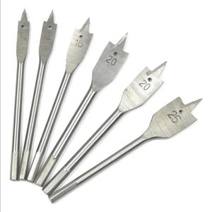 JUEGO 6PCS MECHAS PLANAS P/MADERA WISEUP
