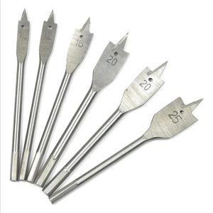 JUEGO 6PCS MECHAS PLANAS P/MADERA WISEUP