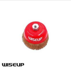 CEPILLO DE COPA 75MM ALAMBRE B C/ROSCA WISEUP
