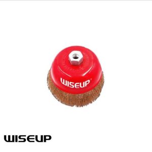 CEPILLO DE COPA 75MM ALAMBRE B C/ROSCA WISEUP