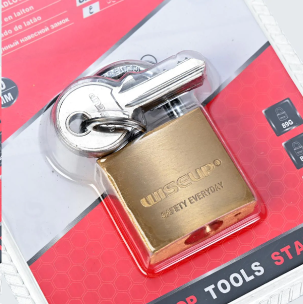 CANDADO DE LATON 30MM WISEUP - Imagen 2