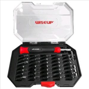 JUEGO DESTORNILLADOR C/PUNTAS 37PCS WISEUP