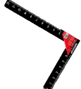 ESCUADRA 400X600X1.8MM NEGRA WISEUP