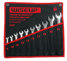 JUEGO 14PCS LLAVES COMBINADAS (6-24MM) WISEUP