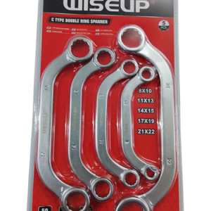 JUEGO 5PCS LLAVES ESTR DOBLES TIPO C 8-22MM WISEUP