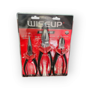 JUEGO PINZAS 3PCS UNIV8/COR DIAG6/P.FINA6 WISEUP