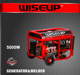 GENERADOR /SOLDADOR 5000W WISEUP