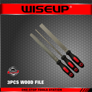JUEGO LIMAS ACERO 3PCS 8" WISEUP