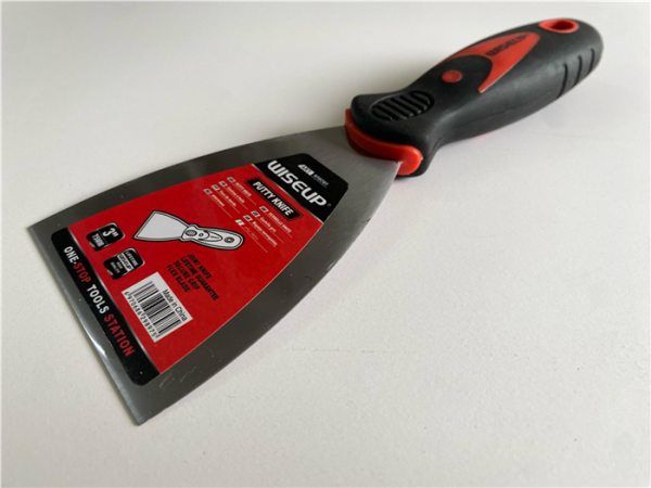 ESPATULA CON MANGO GOMA 3" WISEUP INDUSTRIAL