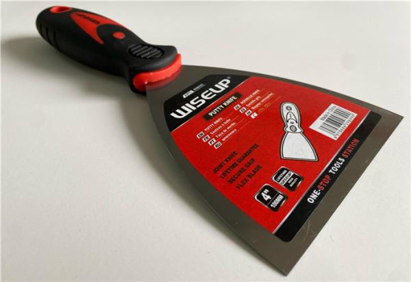 ESPATULA CON MANGO GOMA 4" WISEUP INDUSTRIAL