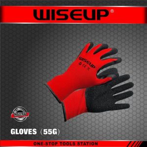 GUANTE DE GOMA TEJIDO 10" WISEUP