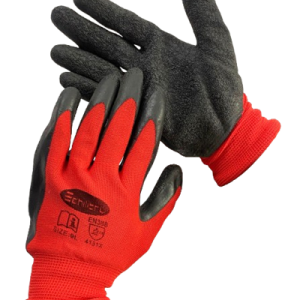 GUANTE PALMA LATEX 13G ROJO/NEGRO T-XL ECHILIBRU